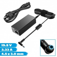 CARGADOR PARA PORTÁTIL HP PAVILION 15-N020US 19.5V 3.33A 4.5X3.0MM