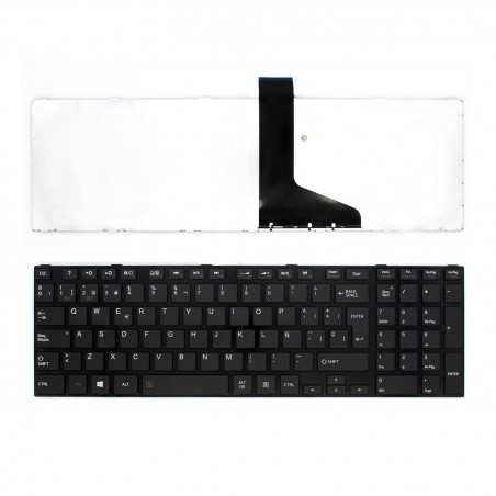 Teclado Toshiba Satellite Pro C850, C855, C870, L850, L850D, L855, L870, L870D Series con marco