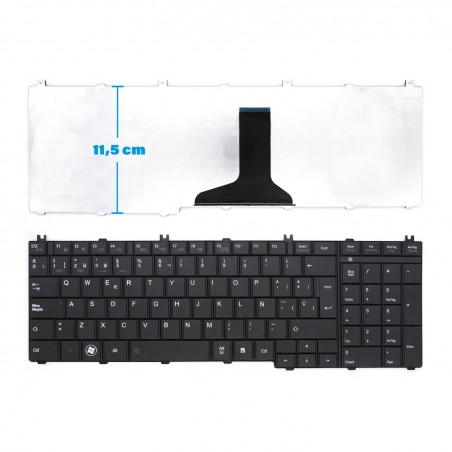 TECLADO ESPAÑOL SP TOSHIBA SATELLITE L755 L750D L750 L755D A000076190 ENVIO 24H