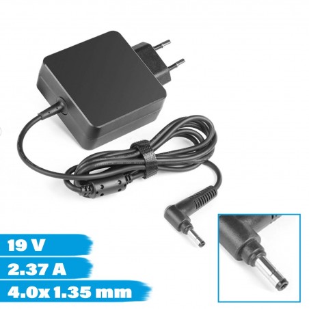 CARGADOR PARA PORTÁTIL ASUS 19V 2.37A 4.0X1.35MM