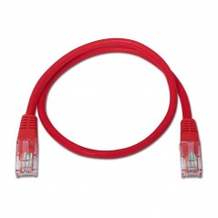 Cable de red RJ45 Cat6 UTP Cobre Rojo 0.5 Metros