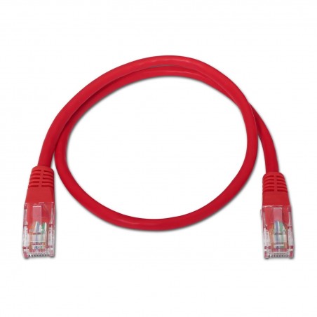 Cable de red RJ45 Cat6 UTP Cobre Rojo 3 Metros