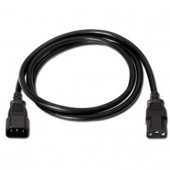 Cabo de extensão PC IEC-320 C13/C14 1,5 metros PRETO