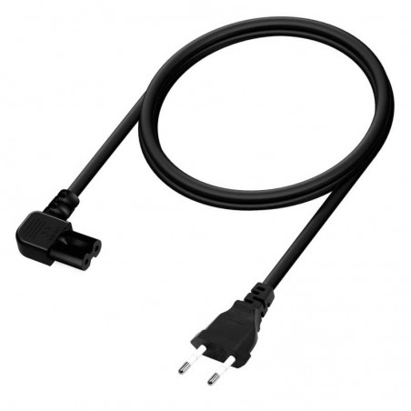 Cabo de alimentação tipo 8 IEC-320-C7 3 metros PRETO